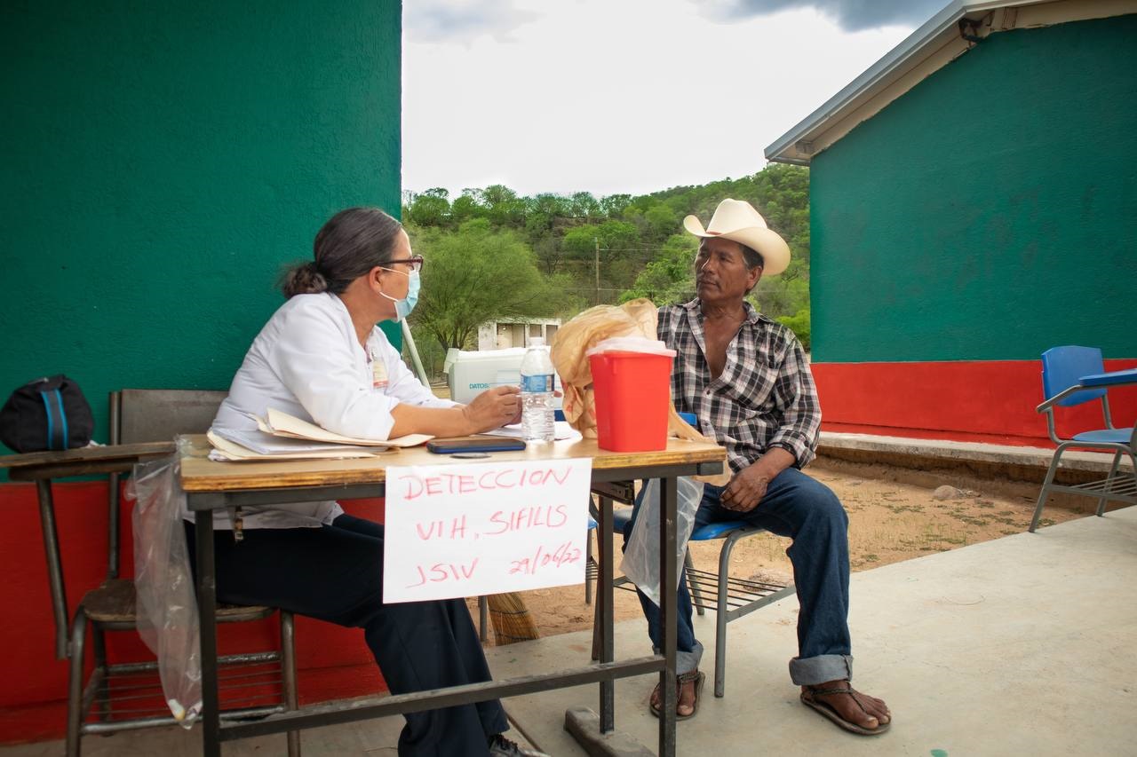 Jornada Médica en Los Bajíos, comunidad guarijía en Sonora. 