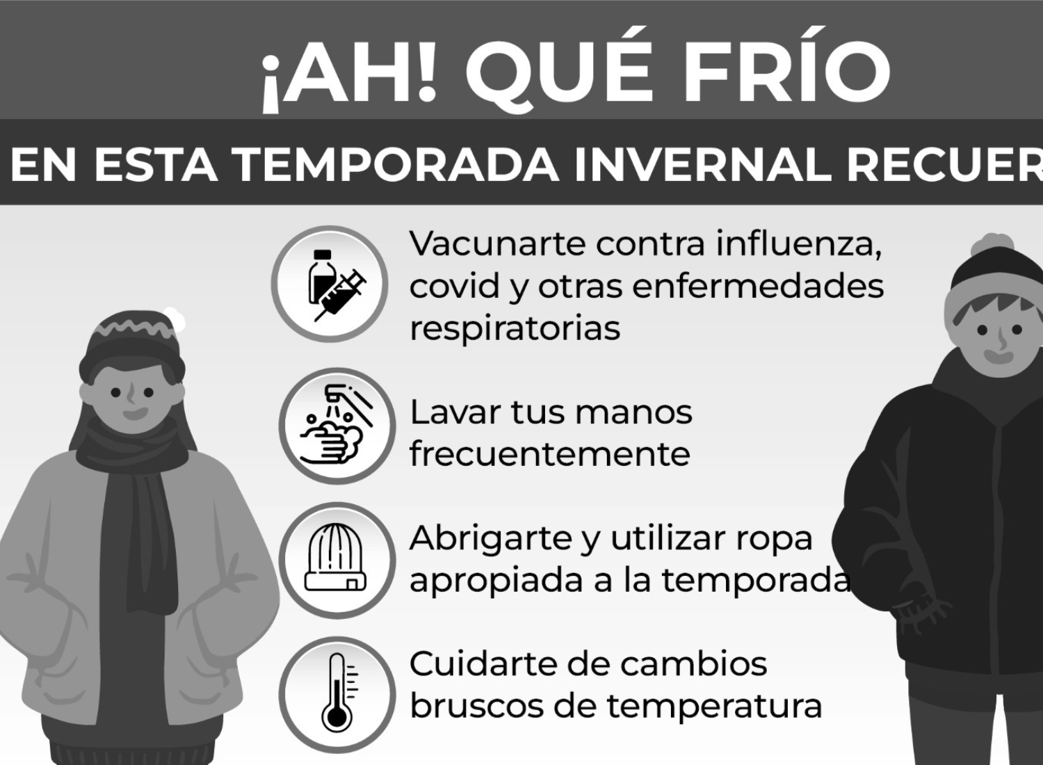 Salud Sonora recomienda protegerse ante la presencia de bajas temperatura en la entidad
